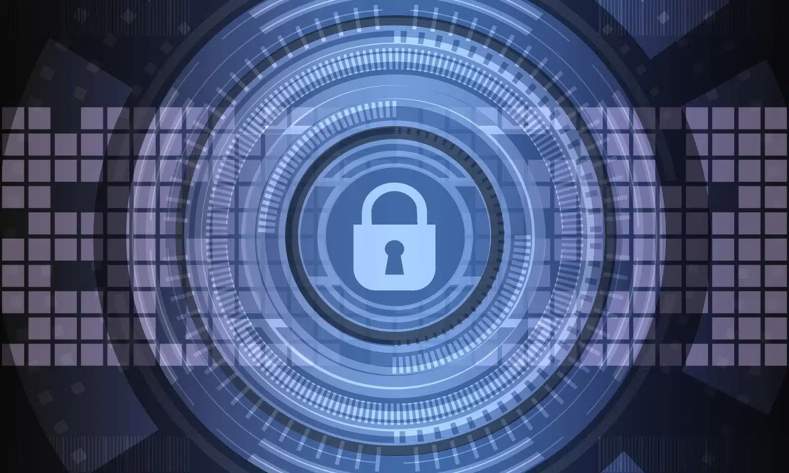 An Image of a padlock on a blue digital background indicating this is on our Privacy Policy page